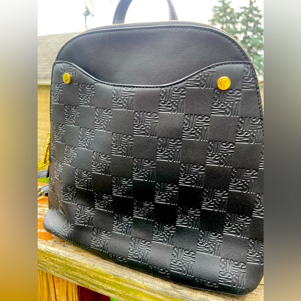 Black Steve Madden backpack purse